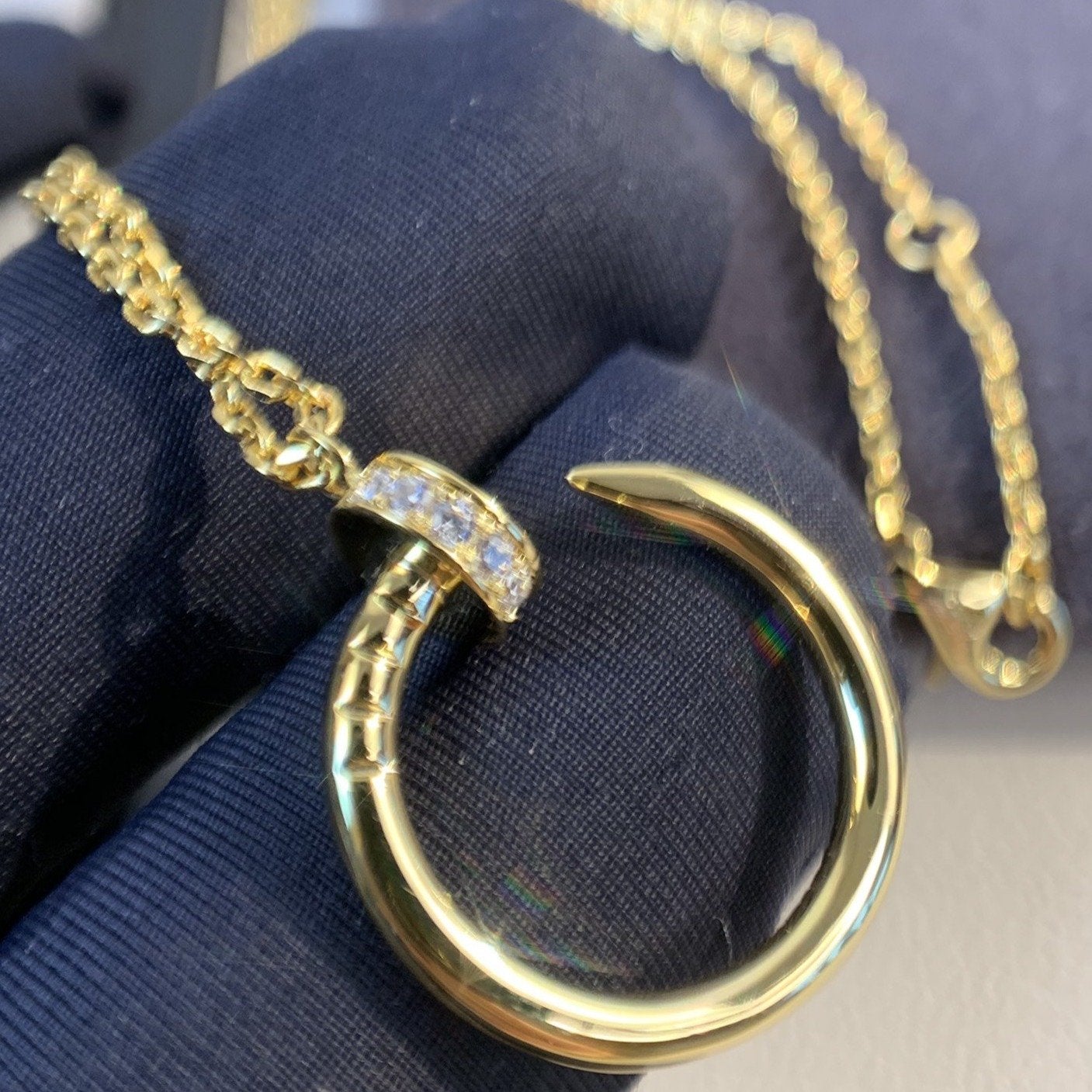 [kincade]JUSTE NECKLACE GOLD DIAMONDS