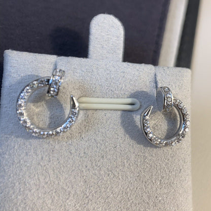 [kincade]JUSTE EARRINGS SILVER DIAMONDS