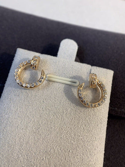 [kincade]JUSTE EARRINGS GOLD DIAMONDS