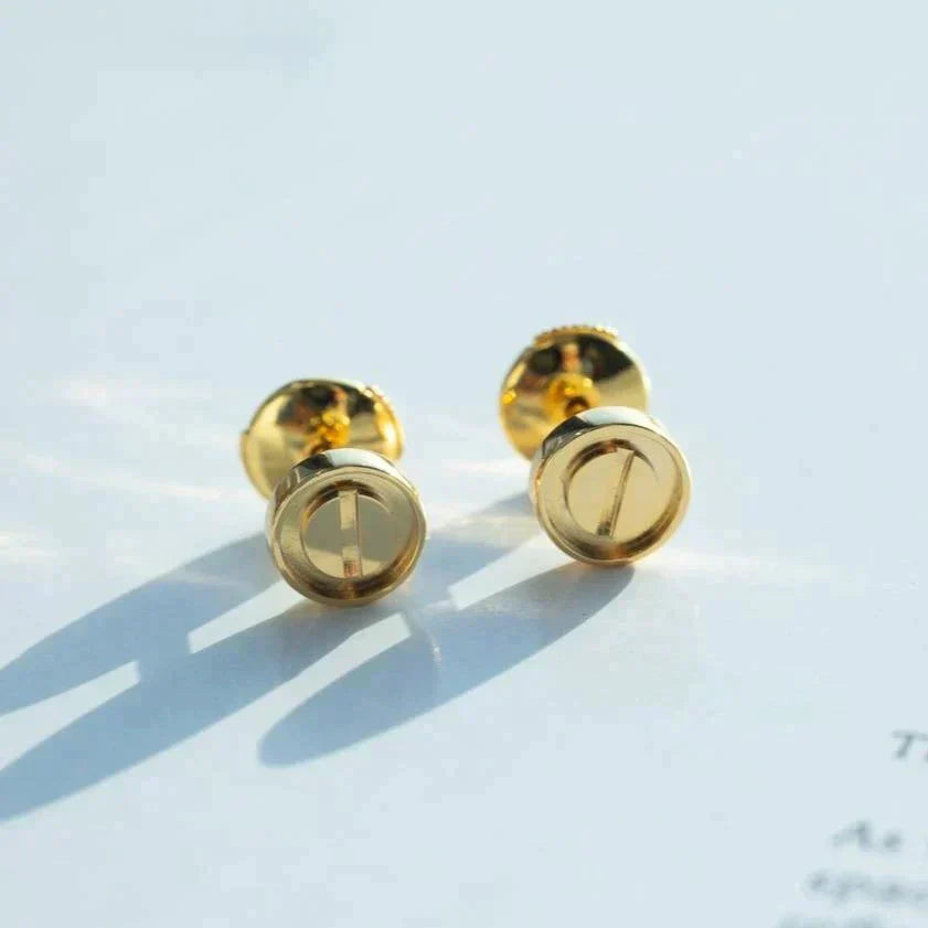 [kincade]LOVE EARRINGS GOLD 10MM