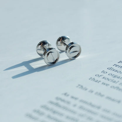 [kincade]LOVE EARRINGS SILVER 10MM