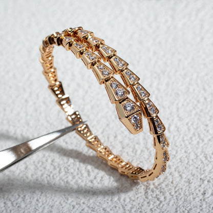 [kincade]SERPENTI ARMBAND 6,8 MM ROSGOLD DIAMANT 