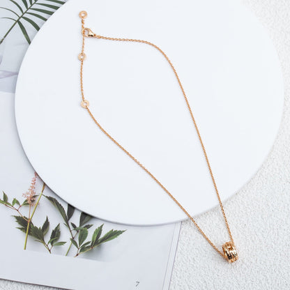 [kincade]PARENTESI NECKLACE PINK GOLD