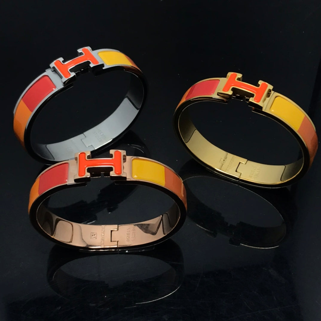 [kincade]H ARMBAND ORANGE REGENBOGEN KERAMIK