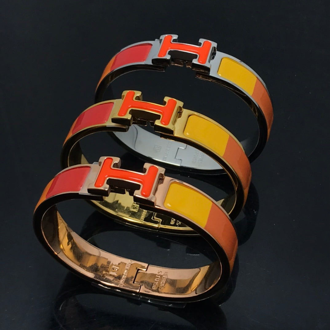 [kincade]H ARMBAND ORANGE REGENBOGEN KERAMIK