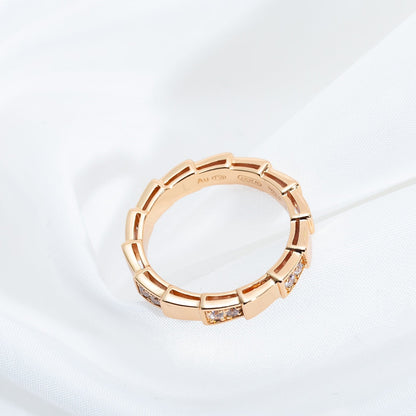 [kincade]SERPENTI RING ROSA GOLD 3MM