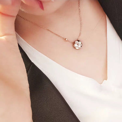 [kincade]SUN MOP GOLD 1 DIAMOND NECKLACE