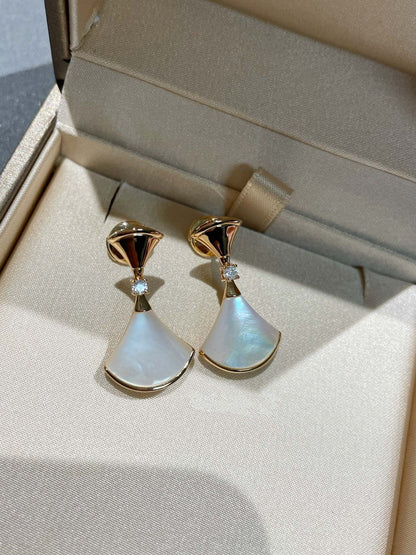 [kincade]DREAM MOP 1 DIAMOND EARRINGS