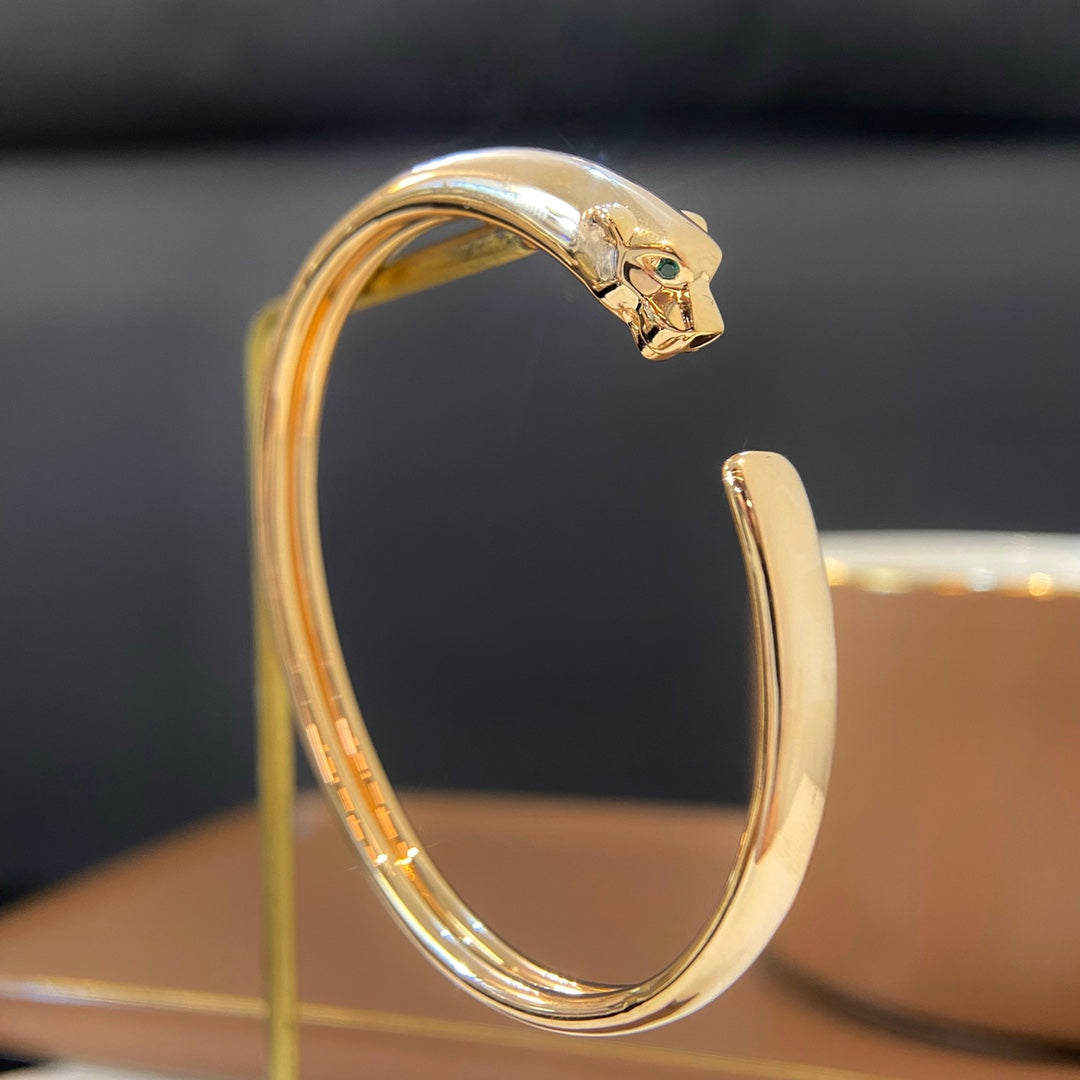 [kincade]PANTHERE GOLD OPEN BRACELET