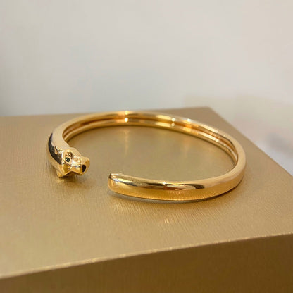 [kincade] PANTHERE GOLD OFFENES ARMBAND