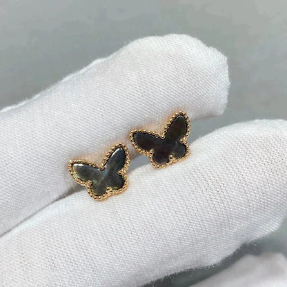 [kincade]BUTTERFLY DARK MOP  EARRINGS