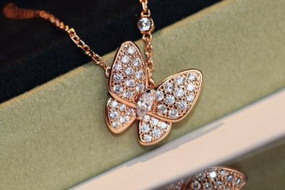 [kincade]BUTTERFLY DIAMOND NECKLACE