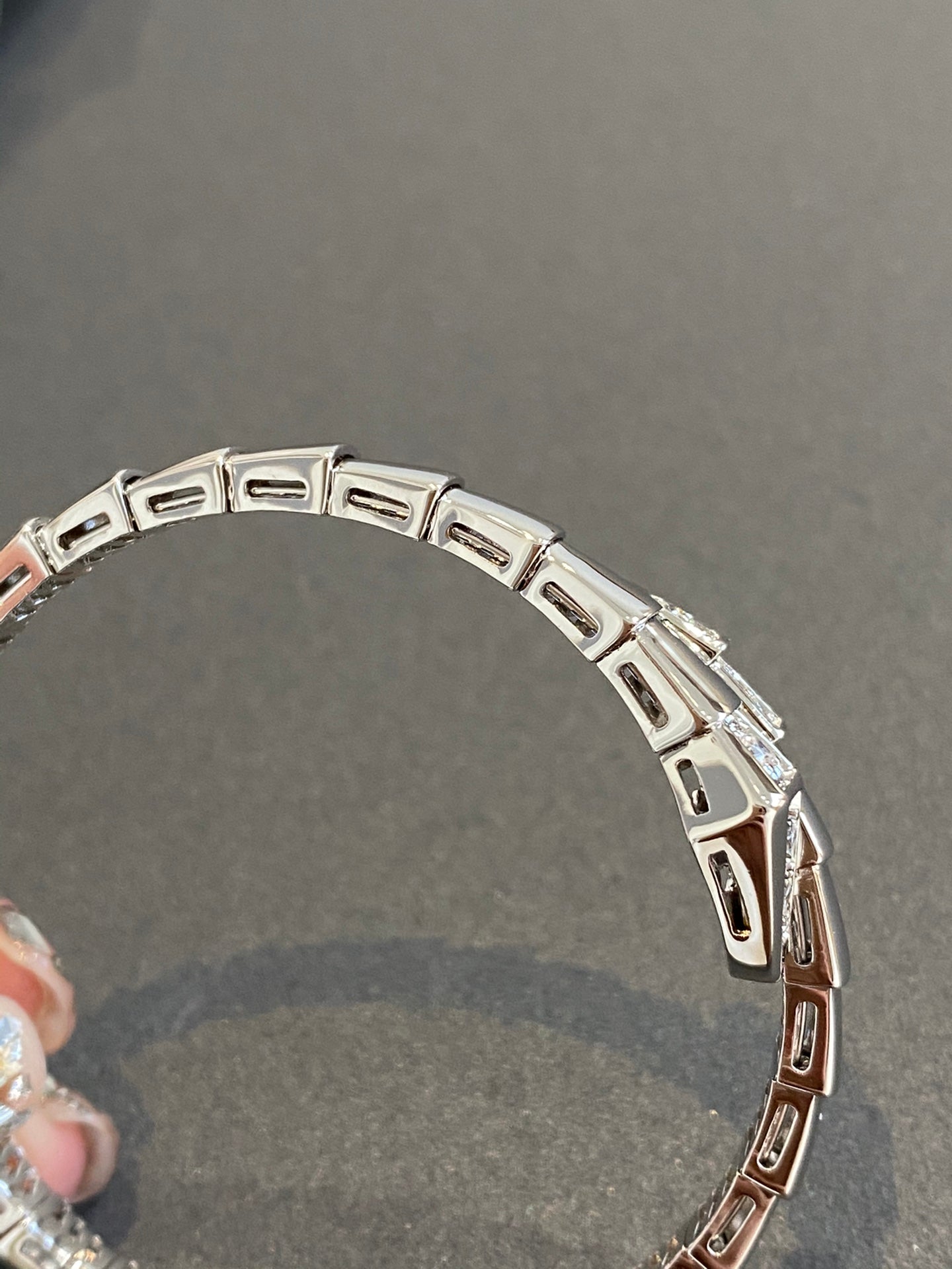 [kincade]SERPENTI ARMBAND DIAMANTEN SILBER