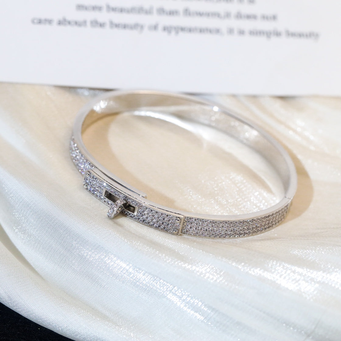 [kincade]KELLY BRACELET DIAMOND PAVED