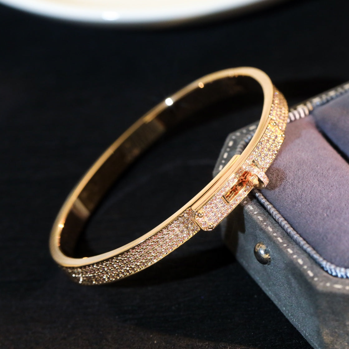 [kincade]KELLY BRACELET DIAMOND PAVED