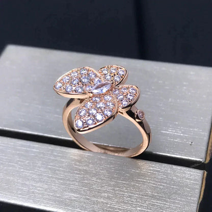 [kincade]BUTTERFLY PINK GOLD DIAMOND RING