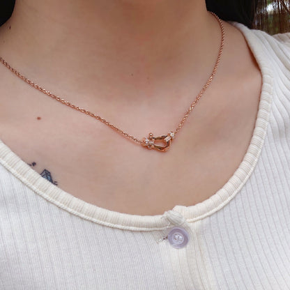 [kincade]FORCE 10 PINK GOLD DIAMOND NECKLACE