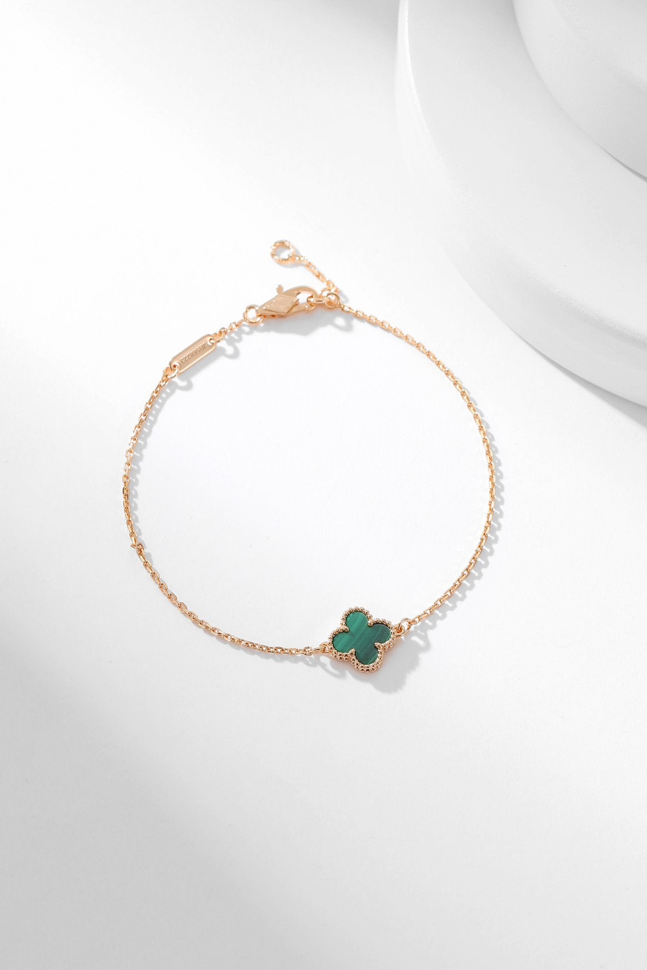 [kincade]CLOVER BRACELET MALACHITE 1 MOTIF