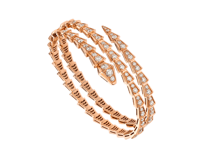 [kincade]SERPENTI ARMBAND ROTGOLD DIAMANT ZWEIREIHIG