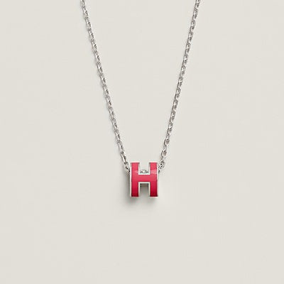 [kincade]H NECKLACE PINK