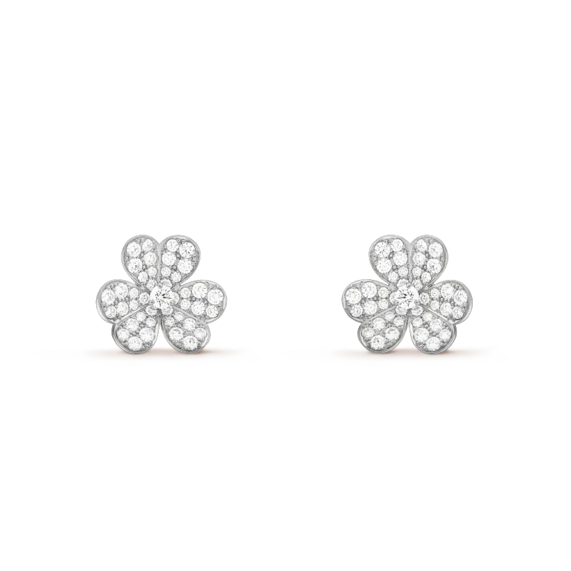 [kincade]CLOVER COMOS DIAMOND EARRINGS SILVER