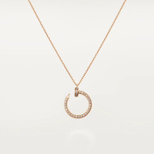 [kincade]JUSTE NECKLACE PINK GOLD DIAMONDS