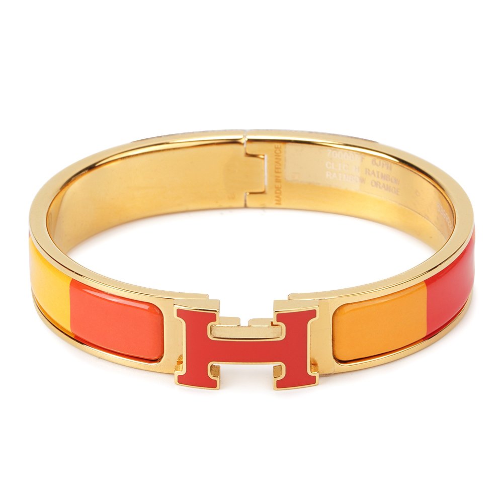 [kincade]H ARMBAND ORANGE REGENBOGEN KERAMIK