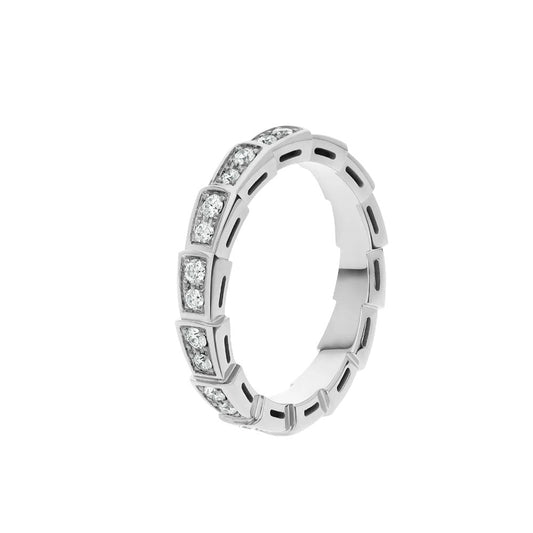 [kincade]SERPENTI RING SILBER DIAMANT GEPAPERT 3MM