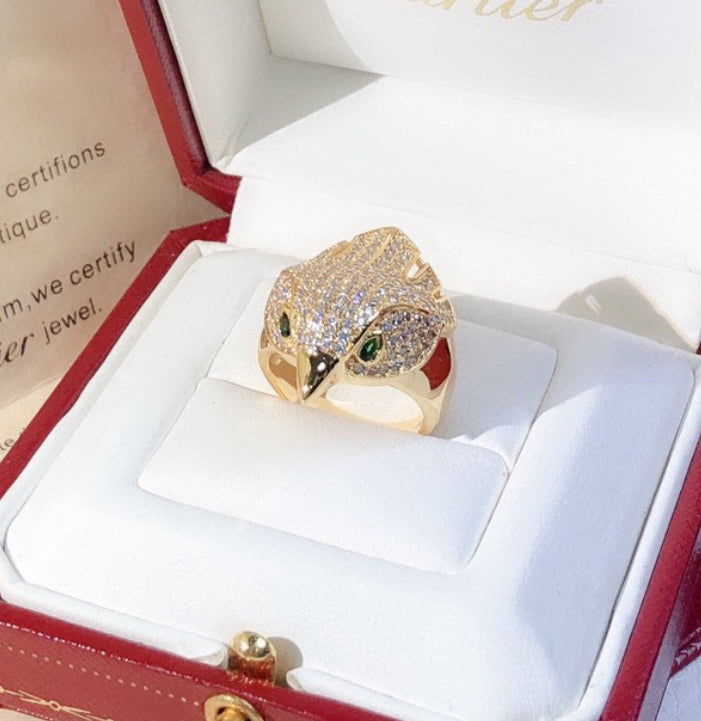 [kincade]LES OISEAUX RING MIT DIAMANTEN BESCHLOSSEN