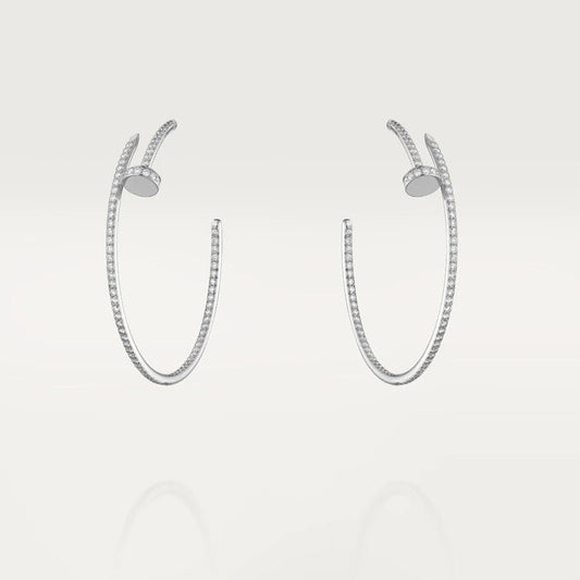 [kincade]JUSTE EARRINGS FULL DIAMONDS 1.8MM