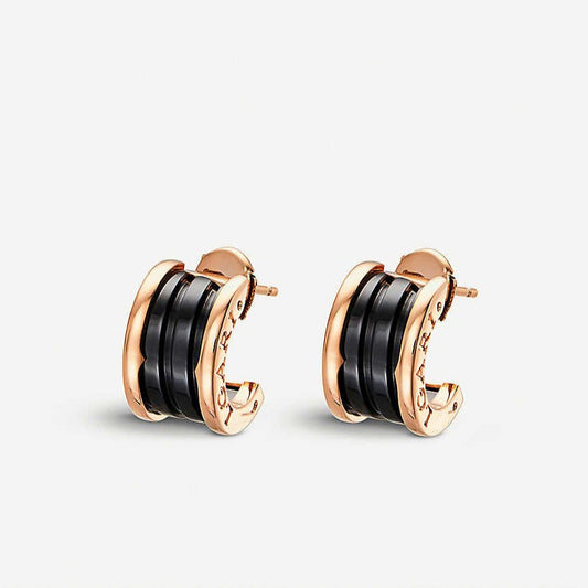 [kincade]ZERO 1 PINK GOLD CERAMIC EARRINGS