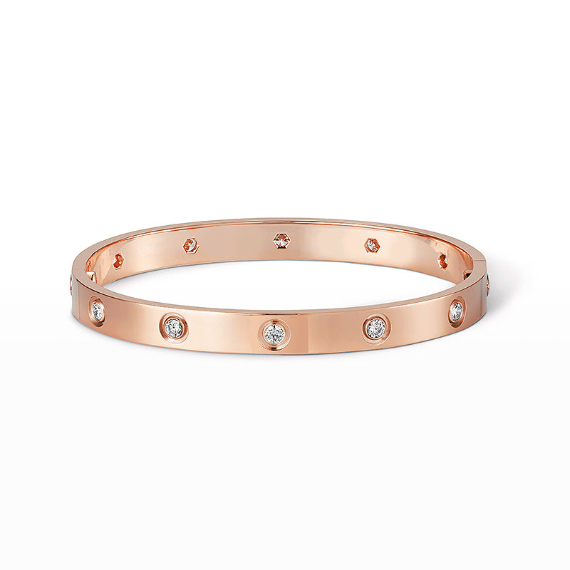 [kincade] LIEBE ARMBAND 6,1 MM 10 DIAMANTEN