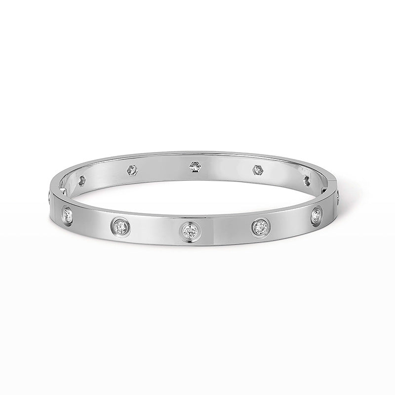 [kincade] LIEBE ARMBAND 6,1 MM 10 DIAMANTEN