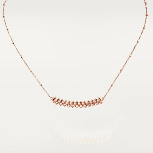 [kincade]CLASH PINK GOLD NECKLACE