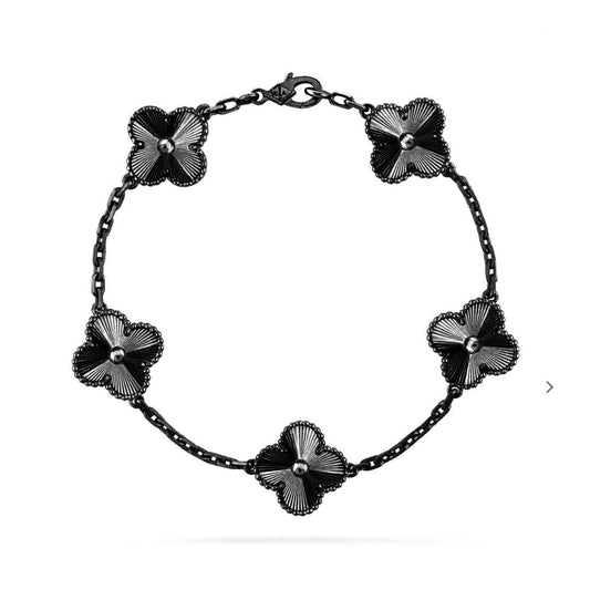 [kincade]CLOVER 5 MOTIV SCHWARZES ARMBAND 