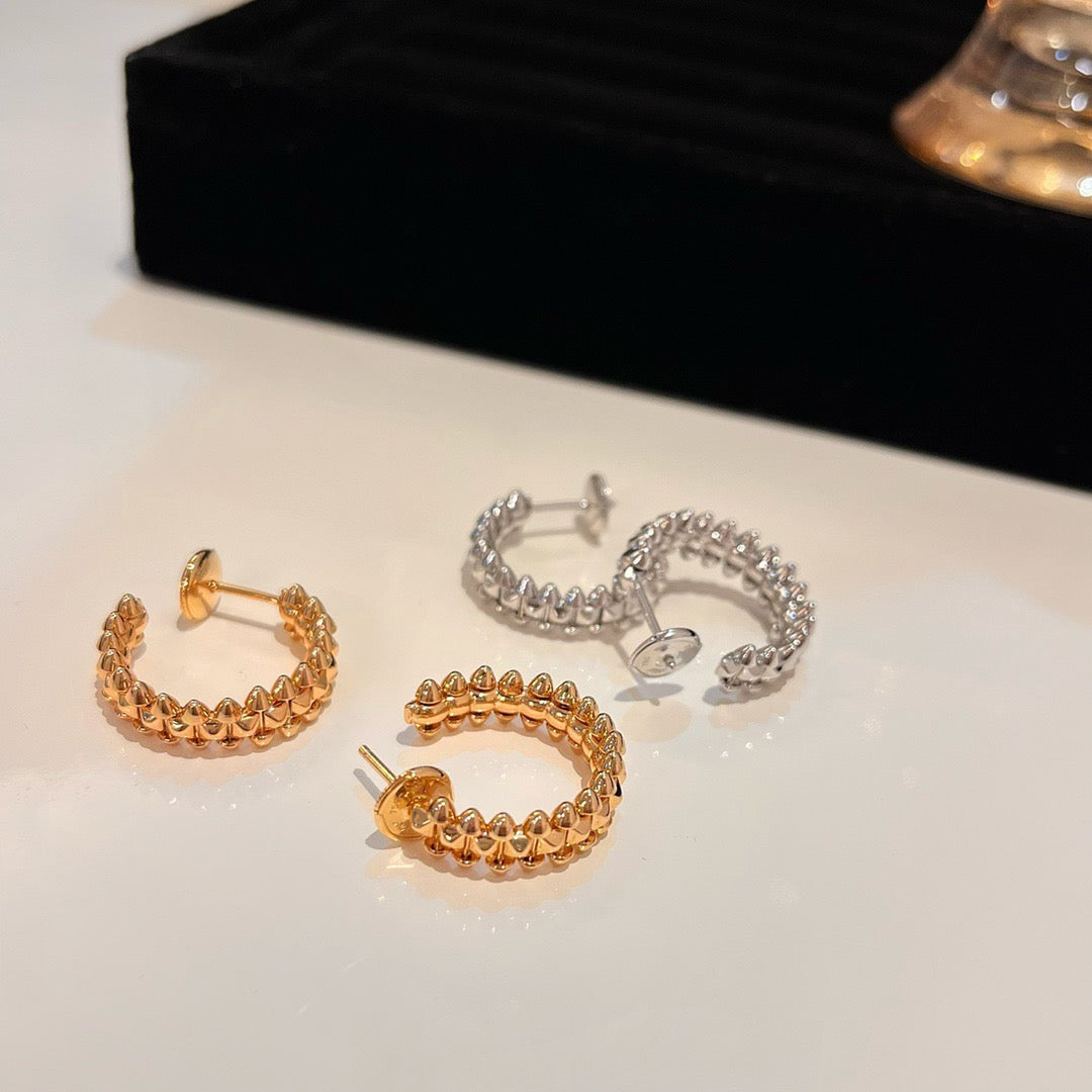 [kincade]CLASH SMALL HOOP EARRINGS