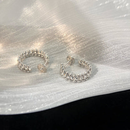 [kincade]CLASH SMALL HOOP EARRINGS