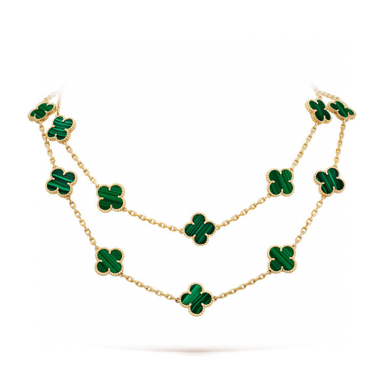 [kincade]CLOVER 20 MOTIFS MALACHITE GOLD