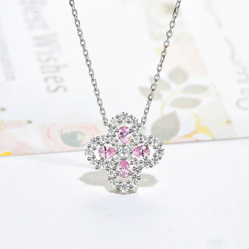 [kincade]LOOP NECKLACE FULL MOTIF DIAMOND 16MM MULTIPLE COLORS