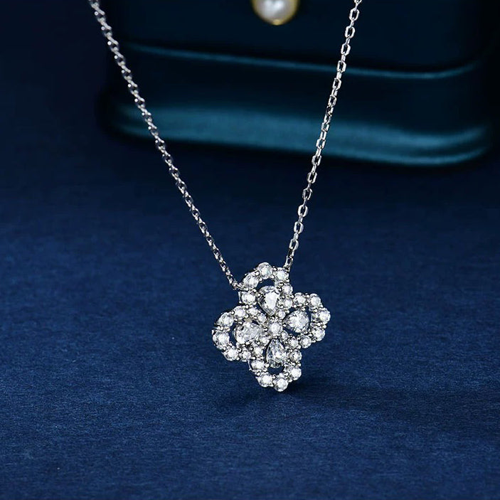 [kincade]LOOP NECKLACE FULL MOTIF DIAMOND 16MM MULTIPLE COLORS