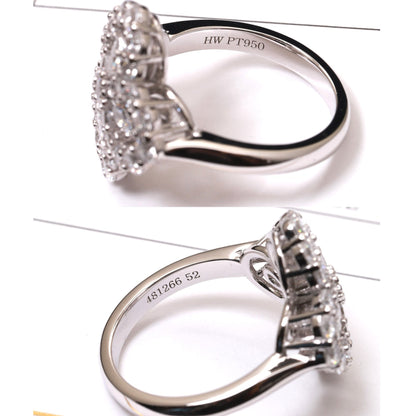 [kincade]LOOP RING FULL MOTIF DIAMOND 16MM SILVE