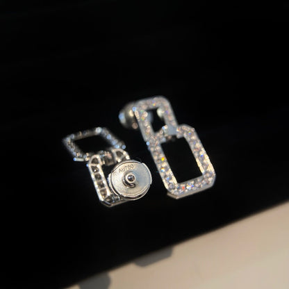 [kincade]LINKS MEDIUM EARRINGS DIAMOND