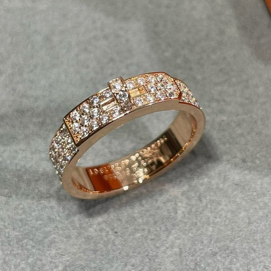 [kincade]KELLY ROSGOLD DIAMANTRING