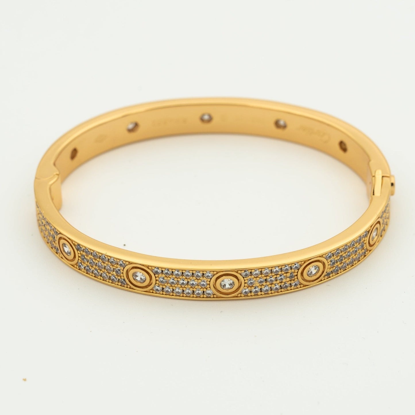 [kincade]LOVE BRACELET 6.1MM DIAMOND-PAVED 10 BIG DIAMONDS