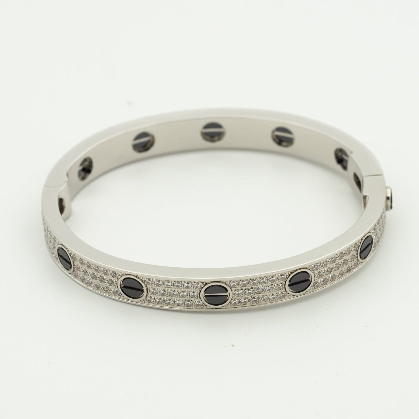 [kincade]LOVE BRACELET 6.1MM DIAMOND-PAVED CERAMIC