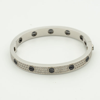 [kincade] LIEBE ARMBAND 6,1 MM DIAMANTBESATZTE KERAMIK 