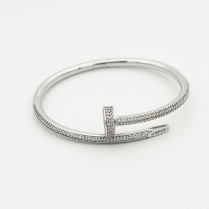 [kincade]JUSTE ARMBAND 3,5 MM, ALLE DIAMANTEN