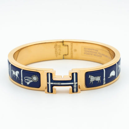 [kincade]H BRACELET BLUE CERAMIC