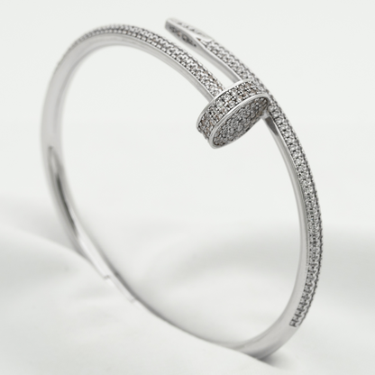 [kincade]JUSTE ARMBAND 3,5 MM, ALLE DIAMANTEN