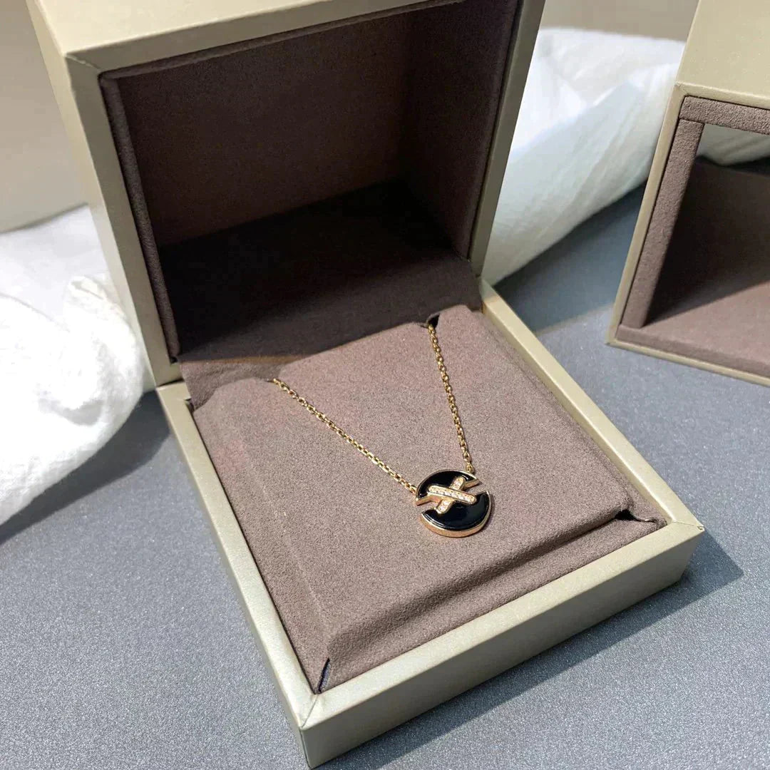 [kincade]JEUX DE ROSE GOLD DIAMOND NECKLACE